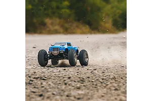 ARRMA Granite 4x4 Big Rock Crew Cab BLX 3S RC Monster Truck Electric Brushless 4WD 1/10 Scale RTR - Blue image 43893