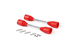 Rovan 9mm Drive Shaft (Replaceable Pins) /w Red Rubber Boots 2Pcs image 43982