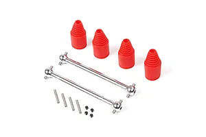 Rovan 9mm Drive Shaft (Replaceable Pins) /w Red Rubber Boots 2Pcs image 43986