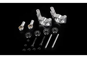 Rovan Baja Silver Aluminium Rear Hub Set image 44030