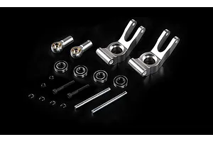 Rovan Baja Silver Aluminium Rear Hub Set image 44031