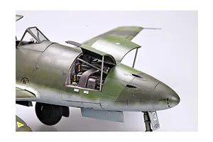 Trumpeter 1/32 Messerschmitt Me 262 A-1a w/ R4M Rockets Fighter Jet Scaled Plastic Model Kit image 44074