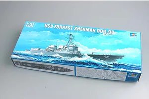 Trumpeter 1/350 USS Forrest Sherman DDG-98 Guided Missile Destroyer Plastic Model Kit image 44097