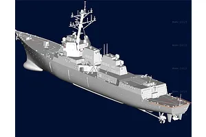 Trumpeter 1/350 USS Forrest Sherman DDG-98 Guided Missile Destroyer Plastic Model Kit image 44098