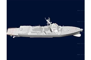 Trumpeter 1/350 USS Forrest Sherman DDG-98 Guided Missile Destroyer Plastic Model Kit image 44099