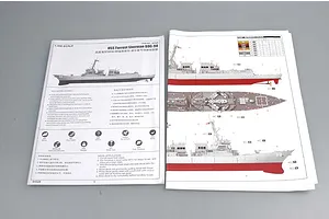 Trumpeter 1/350 USS Forrest Sherman DDG-98 Guided Missile Destroyer Plastic Model Kit image 44103