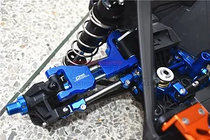 GPM Blue Aluminium Front/Rear Upper Suspension Arm 2Pcs w/ Suspension Pins image 44116