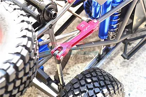 GPM UDR Silver Aluminium Sway Bars w/ Stainless Steel Turnbuckles image 44158