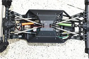 GPM Black Aluminium Axial Capra Front & Rear Centre Drive Shafts 2Pcs image 44218