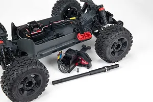ARRMA Big Rock 4X4 BLX 3S (V3) RC Monster Truck Electric Brushless 4WD 1/10 Scale RTR - Black image 44379