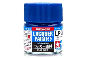 Tamiya LP-78 Flat Blue Lacquer Paint 10ml image 44423