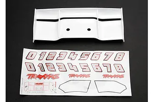 Traxxas Revo Wing (White) w/ Decal Sheet image 4444