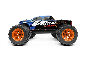 Maverick Quantum MT Flux RC Truck Electric Brushless 4WD 1/10 Scale RTR - Orange/Blue image 44433