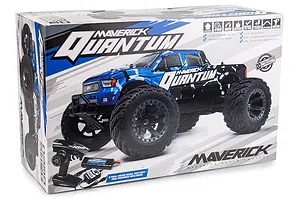 Maverick Quantum MT RC Monster Truck Electric 4WD 1/10 Scale RTR - Blue image 44460