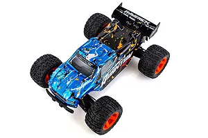 Maverick Quantum XT Flux RC Truggy Electric Brushless 4WD 1/10 Scale RTR - Blue/Orange image 44467