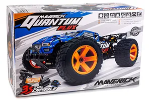 Maverick Quantum XT Flux RC Truggy Electric Brushless 4WD 1/10 Scale RTR - Blue/Orange image 44471