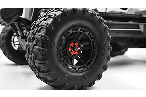 Yeah Racing Red 7075 Aluminium Maxx 4S 17mm Wheel Hex Set image 44497