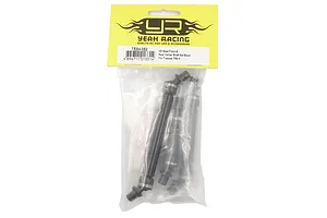 Yeah Racing HD Steel drive shaft set for Traxxas TRX-6 in original yellow and clear plastic retail packaging.
