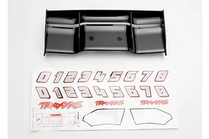 Traxxas Revo Wing (Black) w/ Decal Sheet image 4457