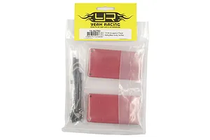 Yeah Racing Red 1/10 Metal 2 Tiered Rolling Workshop Cart Kit image 44671