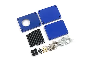 Yeah Racing Blue 1/10 Metal 3 Tiered Rolling Workshop Cart Kit image 44673