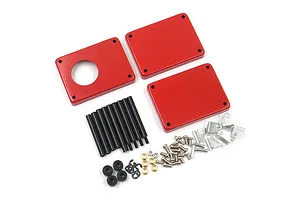 Yeah Racing Red 1/10 Metal 3 Tiered Rolling Workshop Cart Kit image 44677