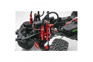 Yeah Racing 1/10 Red 110mm Desert Lizard Piggyback Internal Spring Shocks 2Pcs image 44686