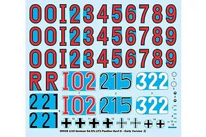 Trumpeter 1/16 German Sd.Kfz.171 Panther Ausf.G-Early Version Tank Scaled Plastic Model Kit image 44738