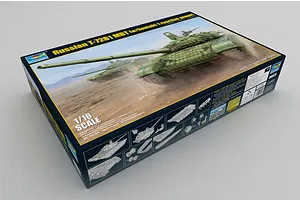 Trumpeter 1/16 Russian T-72B1 w/ Kontakt-1 Reactive Armor Main Battle Tank Scaled Plastic Model Kit image 44743