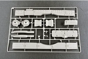 Trumpeter 1/16 Russian T-72B1 w/ Kontakt-1 Reactive Armor Main Battle Tank Scaled Plastic Model Kit image 44750
