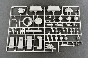 Trumpeter 1/16 Russian T-72B1 w/ Kontakt-1 Reactive Armor Main Battle Tank Scaled Plastic Model Kit image 44751