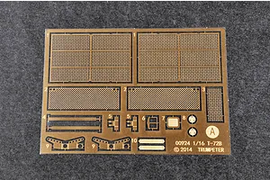 Trumpeter 1/16 Russian T-72B1 w/ Kontakt-1 Reactive Armor Main Battle Tank Scaled Plastic Model Kit image 44759