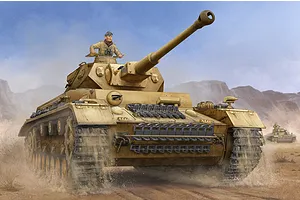 Trumpeter 1/16 German Pzkpfw IV Ausf.F2 Medium Tank Scaled Plastic Model Kit image 44789