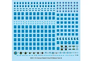 Trumpeter 1/16 German Pzkpfw IV Ausf.F2 Medium Tank Scaled Plastic Model Kit image 44792