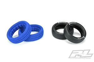 Pro-Line 2.2" Hoosier Drag S3 (Soft) Drag Racing Front Tyre 2Pcs w/ Closed Cell Tyre Insert image 44950