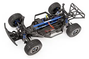 Traxxas Blue Aluminium Heavy Duty Chassis Brace Set image 45045