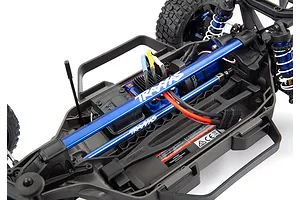 Traxxas Blue Aluminium Heavy Duty Chassis Brace Set image 45046
