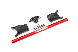 Traxxas Red Aluminium Heavy Duty Chassis Brace Set image 45057