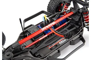 Traxxas Red Aluminium Heavy Duty Chassis Brace Set image 45058