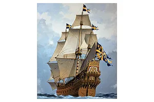 Airfix 1/144 WASA Sailing Ship Scaled Plastic Model Kit image 45194