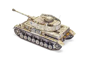 Airfix 1/35 Panzer IV Ausf.H (Mid Version) Tank Scaled Plastic Model Kit image 45269
