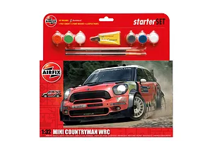 Airfix 1/32 Mini Countryman WRC Rally Car Scaled Plastic Model Kit