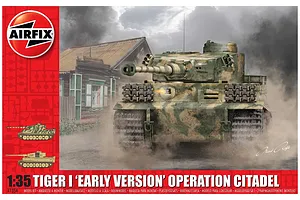 Airfix 1/35 Tiger 1 (Operation Citadel Early Version) Tank Scaled Plastic Model Kit