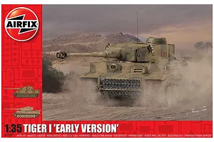 Airfix 1/35 Tiger 1 (Early Version) Tank Scaled Plastic Model Kit image 45346