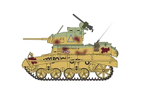 Airfix 1/35 M3 Stuart 'Honey' (British Version) Tank Scaled Plastic Model Kit image 45350