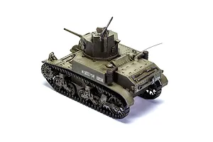 Airfix 1/35 M3 Stuart 'Honey' (British Version) Tank Scaled Plastic Model Kit image 45355