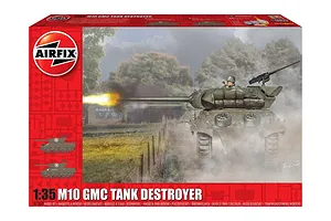 Airfix 1/35 M10 GMC (U.S. Army) Tank Scaled Plastic Model Kit image 45364