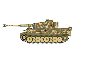 Airfix 1/35 Tiger 1 (Early Version) Tank Scaled Plastic Model Kit image 45381