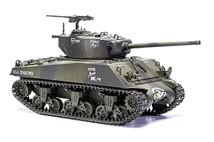 Airfix 1/35 M4A3(76)W 'Battle Of The Bulge' Tank Scaled Plastic Model Kit image 45399