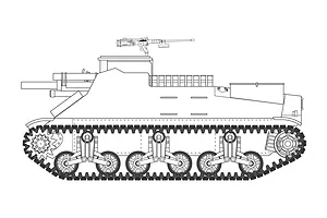 Airfix 1/35 M7 Priest Tank Scaled Plastic Model Kit image 45408